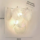 Axyaa French Rainbow Retro Glass Pendant Light - Luxe Living Room & Bedroom Lighting
