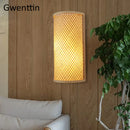 Axyaa Bamboo Wall Sconces LED Light Fixtures for Home Decor
