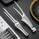 Axyaa Stainless Steel Double-Sided Food Clip - Kitchen Essential for Cooking and Grilling