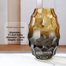 Axyaa Geometric Glass Vase Art Decor Flower Vessels Dried Flower Arrangement Craft