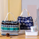 Axyaa Cartoon Fruit Thermal Picnic Lunch Bag Drawstring Tote for Women