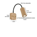 Axyaa Wooden LED Wall Lamp Japan Style Indoor Light Fixture