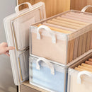 PVC Clear Storage Box with Steel Frames and Reinforced Handles by Axyaa