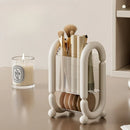 Axyaa Light Luxury Makeup Storage Box for Brushes, Podwer, and Pencils
