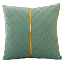 Axyaa Flannel & Dutch Velvet Pillow Cover Set - 45x45 Home Decor