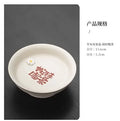 Axyaa Ceramic Heart Plate: Simple & Delicate Fruit, Snack, Chinese Tea Dish