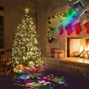 Axyaa Snow Christmas Laser Projector with Rotating Patterns and LED Lights