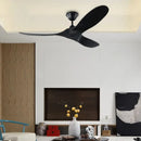 Axyaa Industrial Vintage Ceiling Fan with Remote Control - Retro Wood Blower