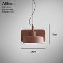 Axyaa Geometric Cement LED Pendant Light for Stylish Living Spaces