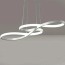 Axyaa LED Ceiling Chandelier with Remote Control Dimmable Musical Note Design
