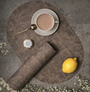 Axyaa Oval Placemats Set - Creative Nordic Kitchen Dining Decor, Christmas Gift Tableware Mats