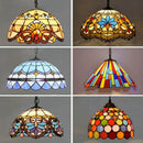 Axyaa French Glass Retro Restaurant Lamp - Japanese Bar Tea Room Pendant