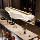 Axyaa LED Acrylic Chandelier for Modern Minimalist Home Decor