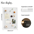 Axyaa Metal Magnetic Bulletin Board for Home Display Souvenirs, Photos & Notes