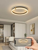 Nordic LED Ceiling Light: Axyaa Modern Minimalist Luxury Bedroom Lamp