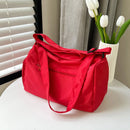 Axyaa Canvas Crossbody Tote: Large Women's Travel Bag Multi-use Shoulder Handbag