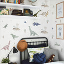 Axyaa Dino Alphabet Wall Decals for Kids Room Decor