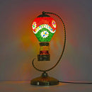 Axyaa Handcrafted Mosaic Hot Air Balloon Table Lamp Glass Bed Night Light