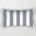 Axyaa Geometric Grey White Square Pillowcase for Home Decor and Living Room