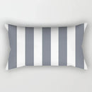 Axyaa Geometric Grey White Square Pillowcase for Home Decor and Living Room
