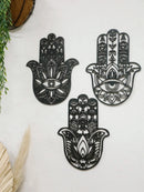 Axyaa Gothic Black Hand Ornaments with Evil Eye, Home Decor Witchcraft Room Decor