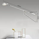 Axyaa Swing LED Wall Lamp: Minimal & Creative Design for Living Room Lighting
