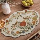 Axya Silicone Placemat: Luxury, Waterproof, Heat Insulation, Special Shape, Hotel/Home Table Mat.