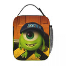 Axyaa Monsters Mike And Sullivan Lunch Bag - Thermal Insulated Cooler Box for School