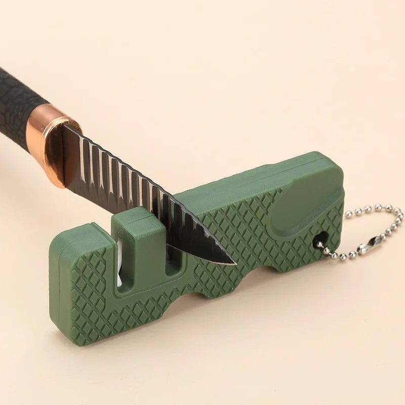 Axyaa Ceramic Knife Sharpener for Kitchen & Outdoor Use