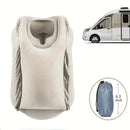 Axyaa Inflatable Neck Pillow for Travel and Office Naps