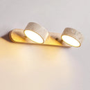Axyaa Round Yellow Stone LED Wall Light - Home & Bathroom Decor