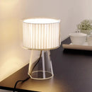 Axyaa Glass Lampshade LED Desk Lamp Minimalist Bedroom Light Fixtures