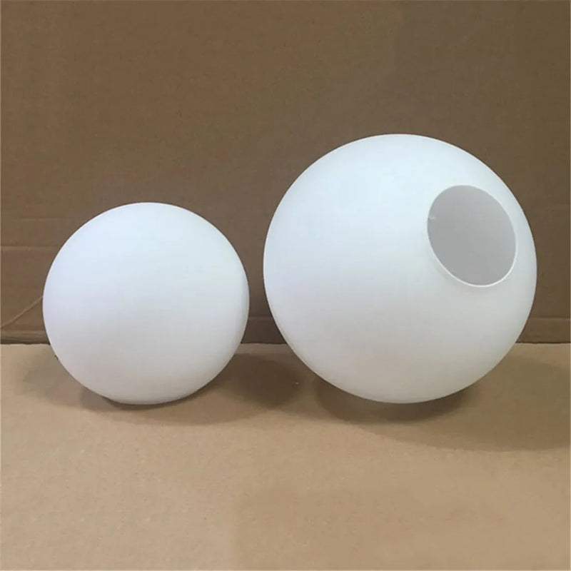 Axyaa Matte White Glass Shades Replacement in Various Sizes for Globe Light Fixture
