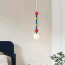 Axyaa Glass Ball Pendant Light: Nordic Macaron Color Design for Kids’ Room and Bedroom