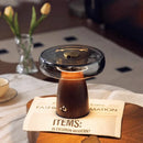 Axyaa Vintage Wood Desk Lamp - Retro Luxe Bedside Light with Switch