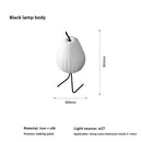 Axyaa Wabi Sabi Pear Shape Silk Floor Lamp for Home Living Room Decoration