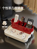 Axyaa Desktop Storage Box Remote Control Holder Organizer