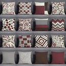 Axyaa Geometric Color Pillowcase Square Cushion Cover 45x45