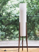 Nordic Chinese Style Wood Floor Lamp by Axya - Modern Living Room Standing Light
