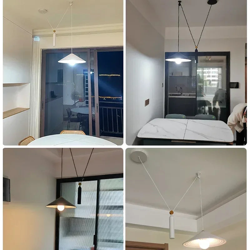 Axyaa Nordic Restaurant Single Pendant Light - Designer LED Dining Table Minimalist Lighting