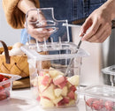 Axya Acrylic Box with Lid: 1/6 & 1/9 GN Tray for Desserts, Nuts, Seasoning & More