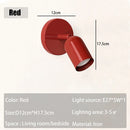 Axyaa Macaron Wall Lamp: Nordic Minimalist Room Decor Sconce for Bedroom, Study, Entryway