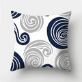 Axyaa Blue Decorative Pillowcase for Home and Office Use