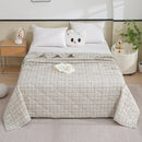 Axyaa Summer Cool Quilt: Washable Thin Cotton Single Double Quilt
