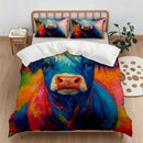 Axyaa Holiday Gift Quilt Cover Set - New Digital Printing, 2pcs/3pcs