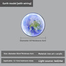 Axyaa LED Moon Wall Lamp: Bedroom Living Room Indoor Decor Lighting