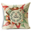 Axyaa Festive Christmas Tree Pillow Cover for Home Decoration