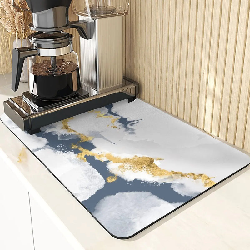 Silicone Plant Pattern Table Mat for Kitchen - Axyaa Landscape Style Decor