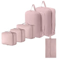 Axyaa 6-Pack Travel Storage Cubes - Waterproof Suitcase Organizer Bags