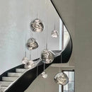 Axyaa Modern LED Chandelier Pendant Light Ceiling Lamp for Stylish Indoor Dining Room